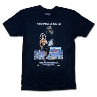Hollywood chainsaw hookers - movie poster - t shirt - Thumbnail 3