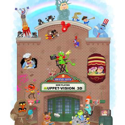 Muppet vision 3d!