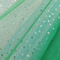 Emerald Green Sequined Tulle Midi Skirt Holiday Outfit Women Sparkly Midi Tulle Skirt Wedding Party Outfit Plus Size Custom - Thumbnail 5