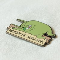 Headache Survivor Enamel Pin - Thumbnail 1