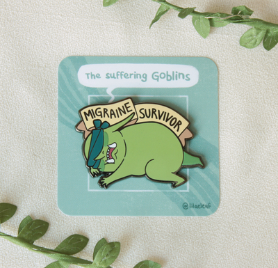 Migraine Survivor Enamel Pin