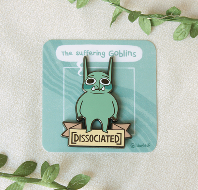 Dissociated Enamel Pin