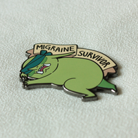 Migraine Survivor Enamel Pin - Thumbnail 1