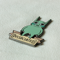 Dissociated Enamel Pin - Thumbnail 1