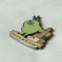 Gluten Intolerant Enamel Pin - Thumbnail 1