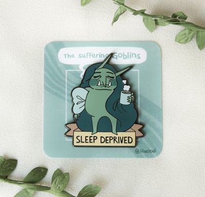 Sleep Deprived Enamel Pin