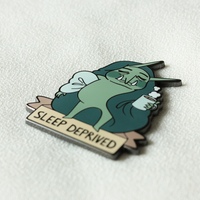 Sleep Deprived Enamel Pin - Thumbnail 1