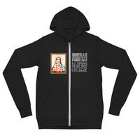 TIN JESUS ZIP Unisex zip hoodie - Thumbnail 2