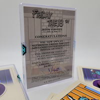 Jason Voorhees Friday the 13th NES - Custom Horror Artifact Trading Card - Thumbnail 3