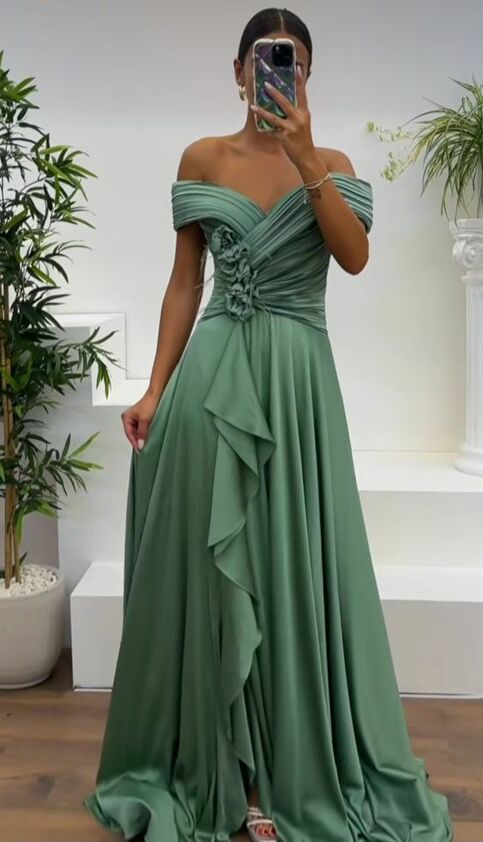 Green Mother of Bride/ Groom Dress Simple Evening Formal Gowns Prom Dress  sold by Wedding store on Storenvy