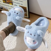 FREE SHIPPING Kawaii Cute Cinnamonroll Plush Slippers - Thumbnail 4