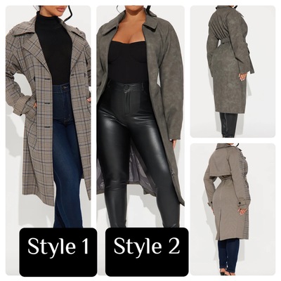 Fashion Trench Coat -TD