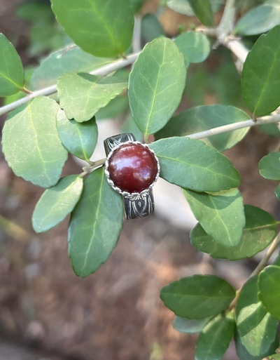 Carnelian Amulet Ring