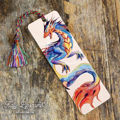 Storm dragon - bookmark