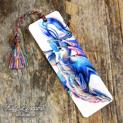 Rolly dragon - bookmark