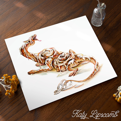 Cinnamon Dragon - Print