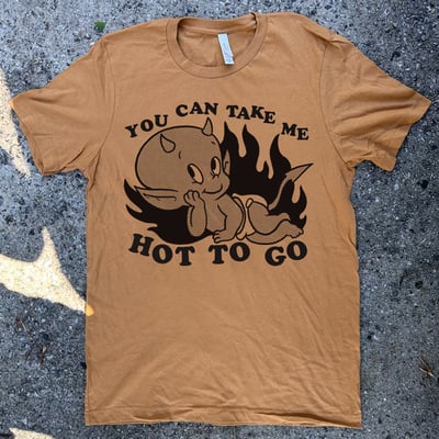 Hot to go t-shirt burnt orange