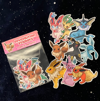 Eeveelution Sticker Pack 