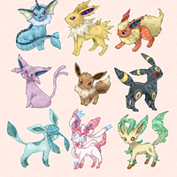 Eeveelution Sticker Pack  - Thumbnail 3