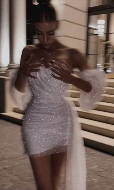 Sexy Sequin Short Prom Homecoming Dress,1784