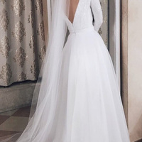 Long Sleeve Wedding Dresses,Modest Wedding Dress,1785 - Thumbnail 1