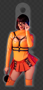 Velma Dinkley Cosplay Keychain