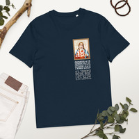 1/2 TIN JESUS Unisex organic cotton t-shirt - Thumbnail 2