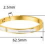 Three Pieces Stainless Steel Made Women's Bracelets-3
