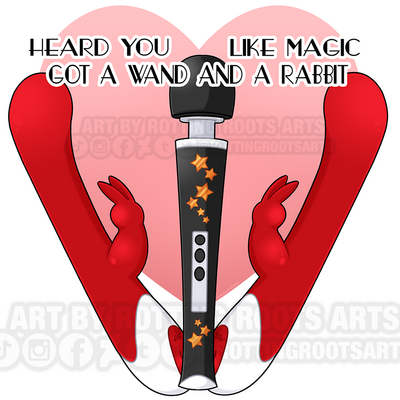 Magic wand: sticker