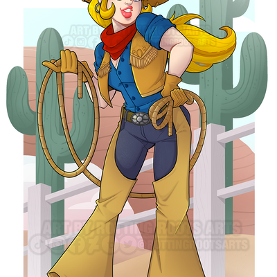 Cowgirl peach