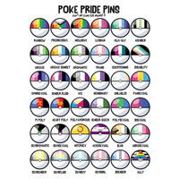Poke Pride Buttons - Thumbnail 1