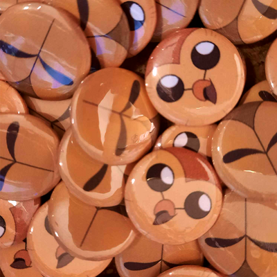 Hoot and Golden Guard Buttons