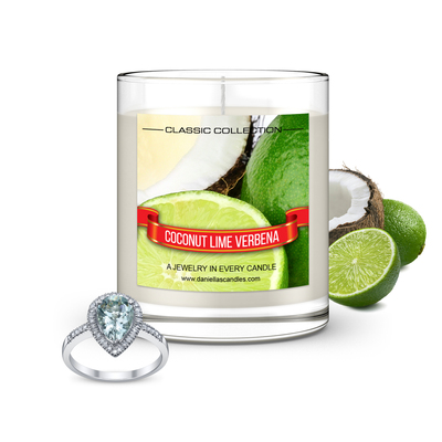 Coconut lime verbena jewelry candle by daniella's candles