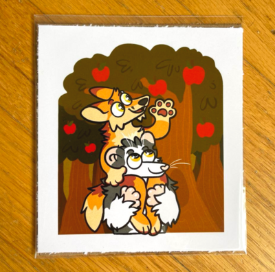 APPLE PICKING Mini Print