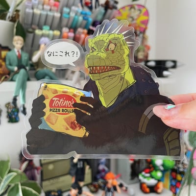 Kaiman transparent sticker