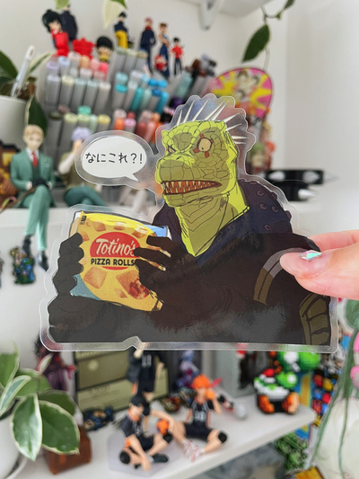 Kaiman transparent sticker