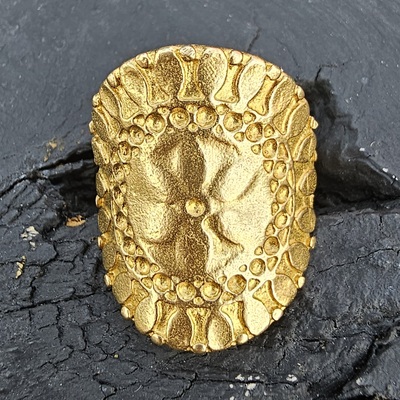 Flower Medallion Ring