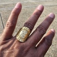 Flower Medallion Ring - Thumbnail 1