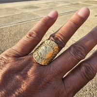 Flower Medallion Ring - Thumbnail 3