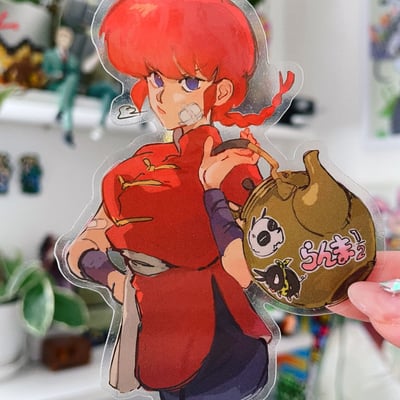Ranma transparent sticker