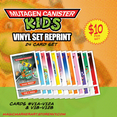 Mutagen canister kids vinyl reprint set