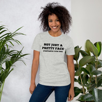 Not just a pretty face, fantastic tits too T-shirt Unisex - Thumbnail 5