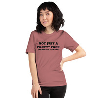 Not just a pretty face, fantastic tits too T-shirt Unisex - Thumbnail 6