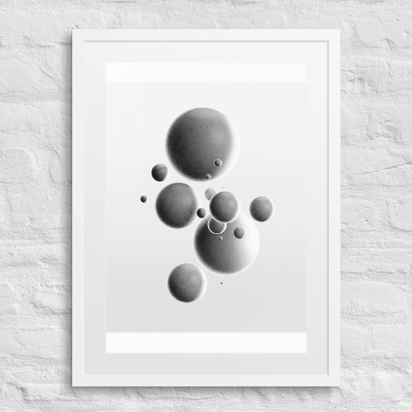 Shapes Framed poster