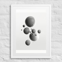 Shapes Framed poster