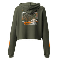 2F Racing Cropped Hoodie (Green) - Thumbnail 5