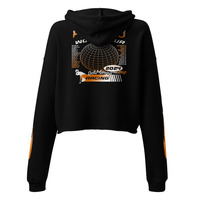 2F Racing Cropped Hoodie (Black) - Thumbnail 4