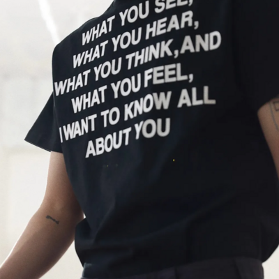 Free shipping-"i want to know more about you" tee - Thumbnail 1