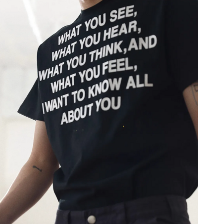 Free Shipping-"I WANT TO KNOW MORE ABOUT YOU" TEE