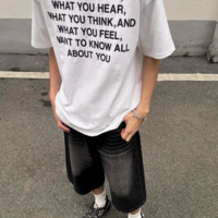 Free Shipping-"I WANT TO KNOW MORE ABOUT YOU" TEE - Thumbnail 4